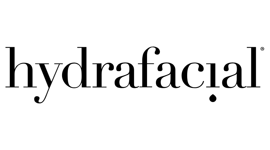 A black and white image of the word hydrafacy.